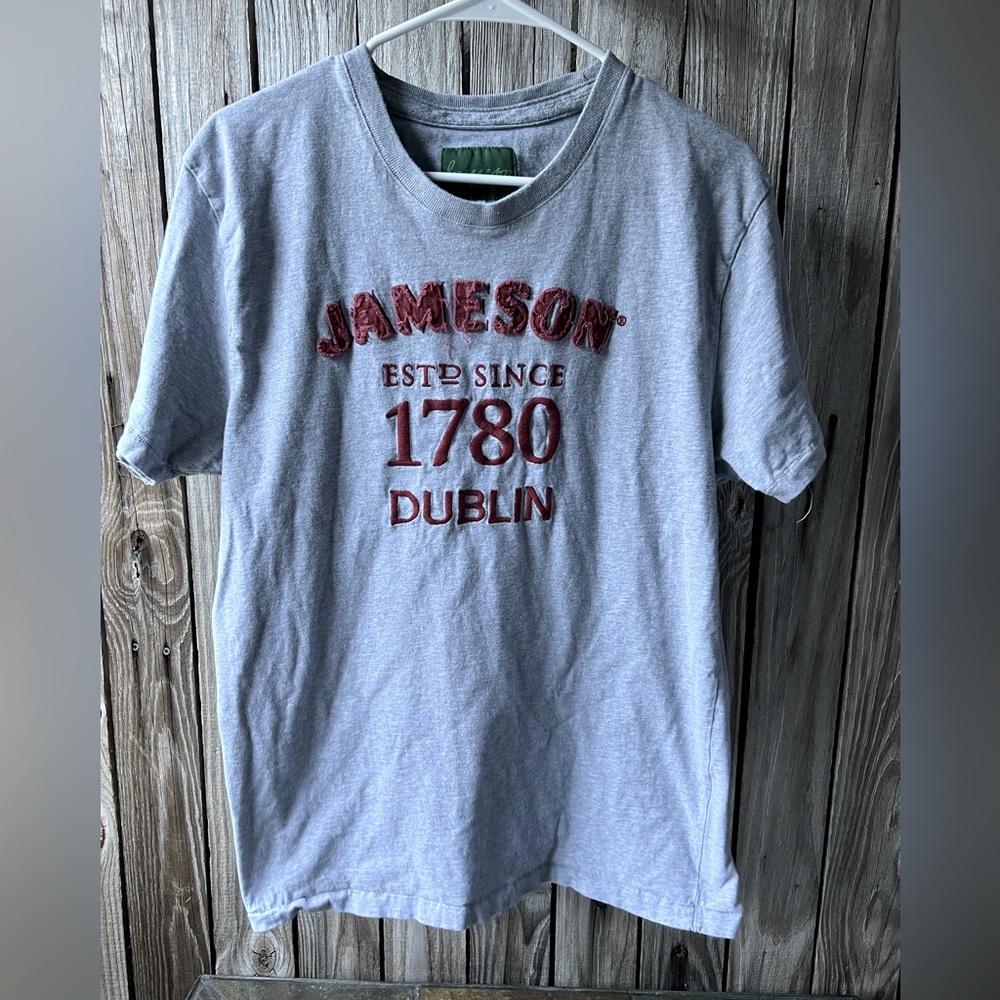 Jameson Vintage T-shirt Original Jameson Estd Since 1780 Dublin Grey T-Shirt XL